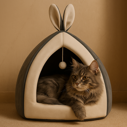 Luxury Cat Cave Bed