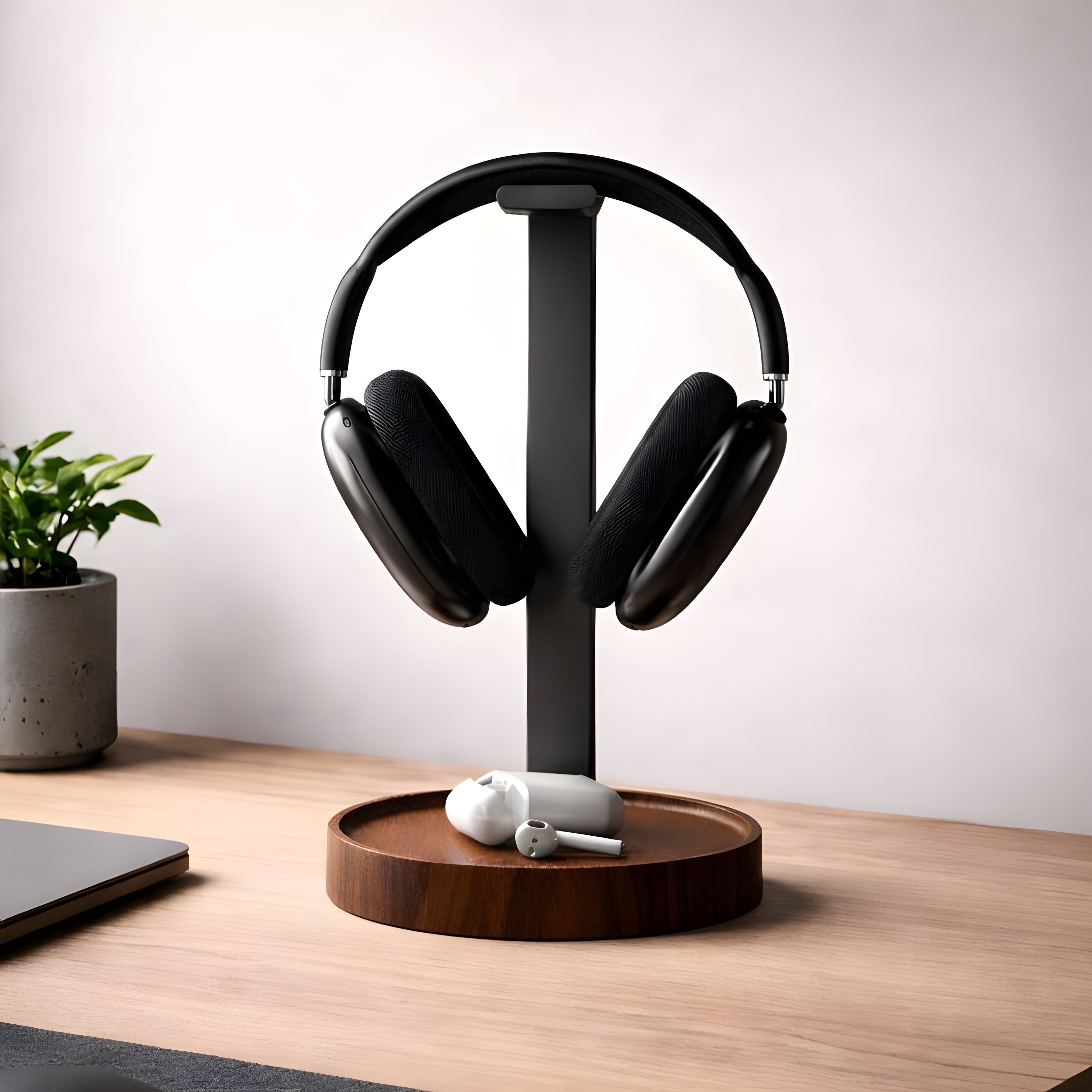 Walnut Headphone Stand